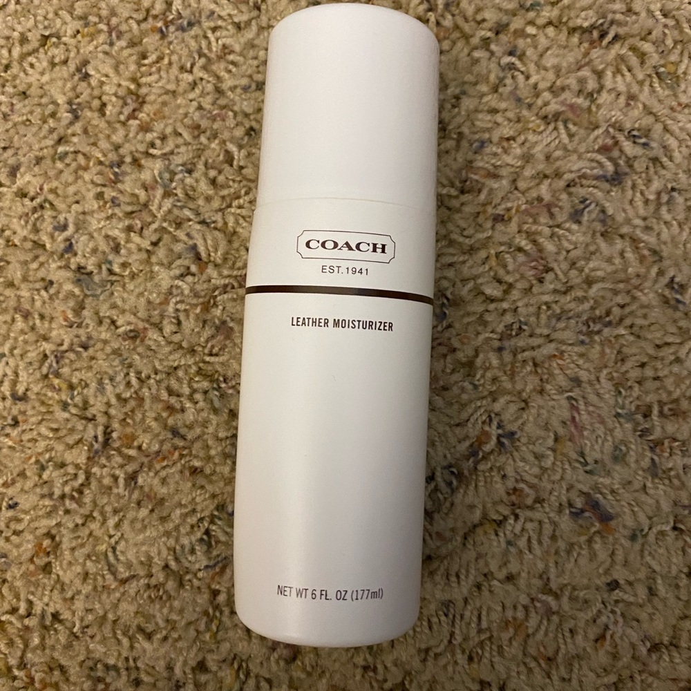 NEW UNUSED COACH Leather Moisturizer